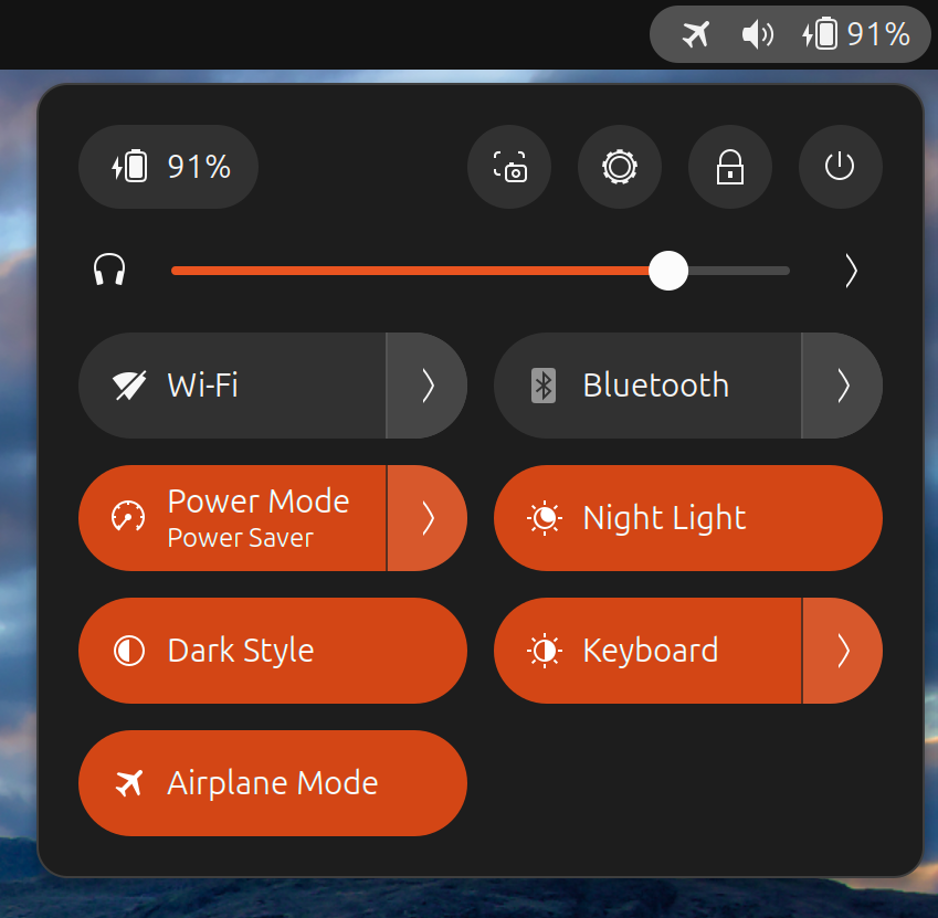 Wi‑Fi icon indicating Wi‑Fi is turned off.